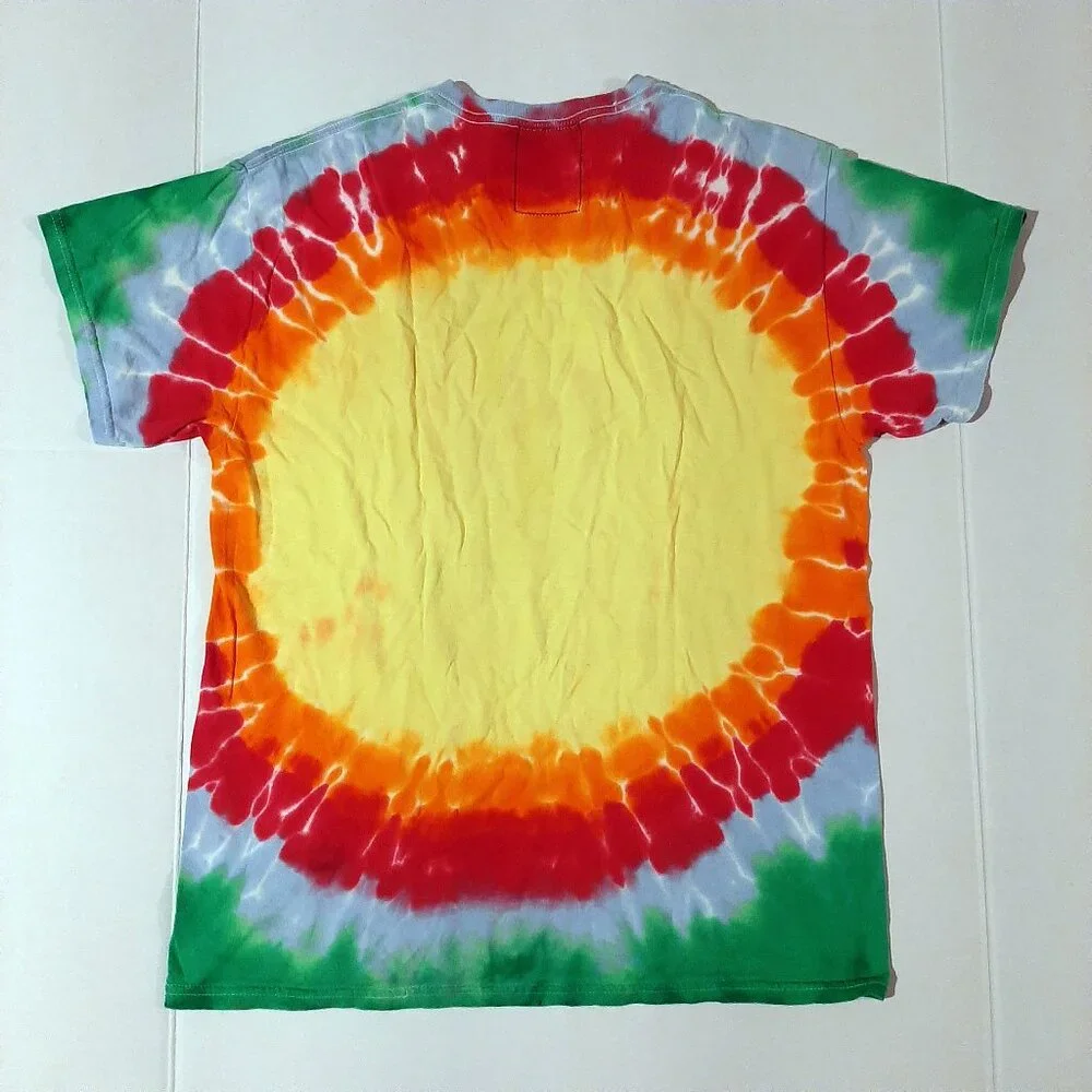 Riot Society shirt size Large Tie Dye California knows how to party bear tshirt - Picture 4 of 5